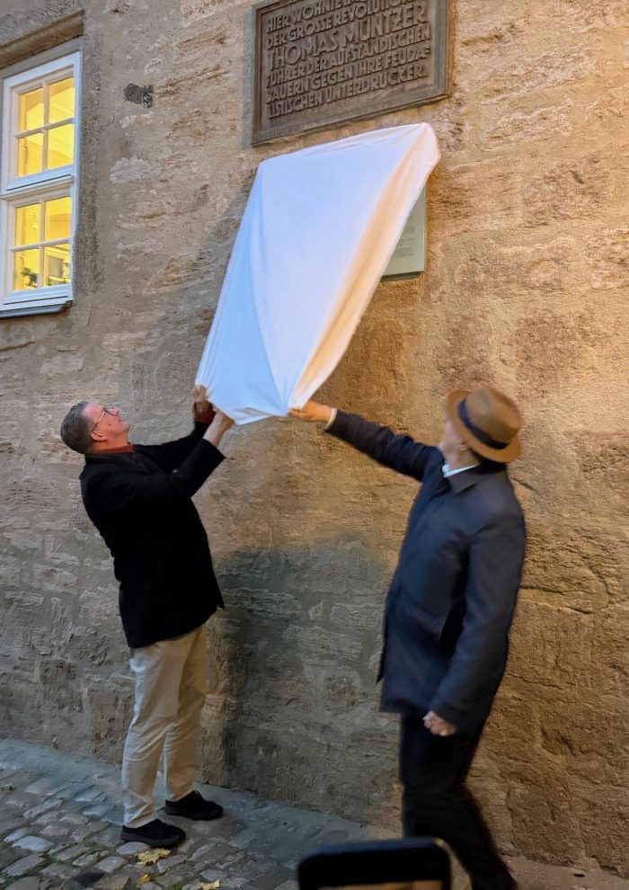 Gedenktafel an Thomas Müntzers Wohnhaus