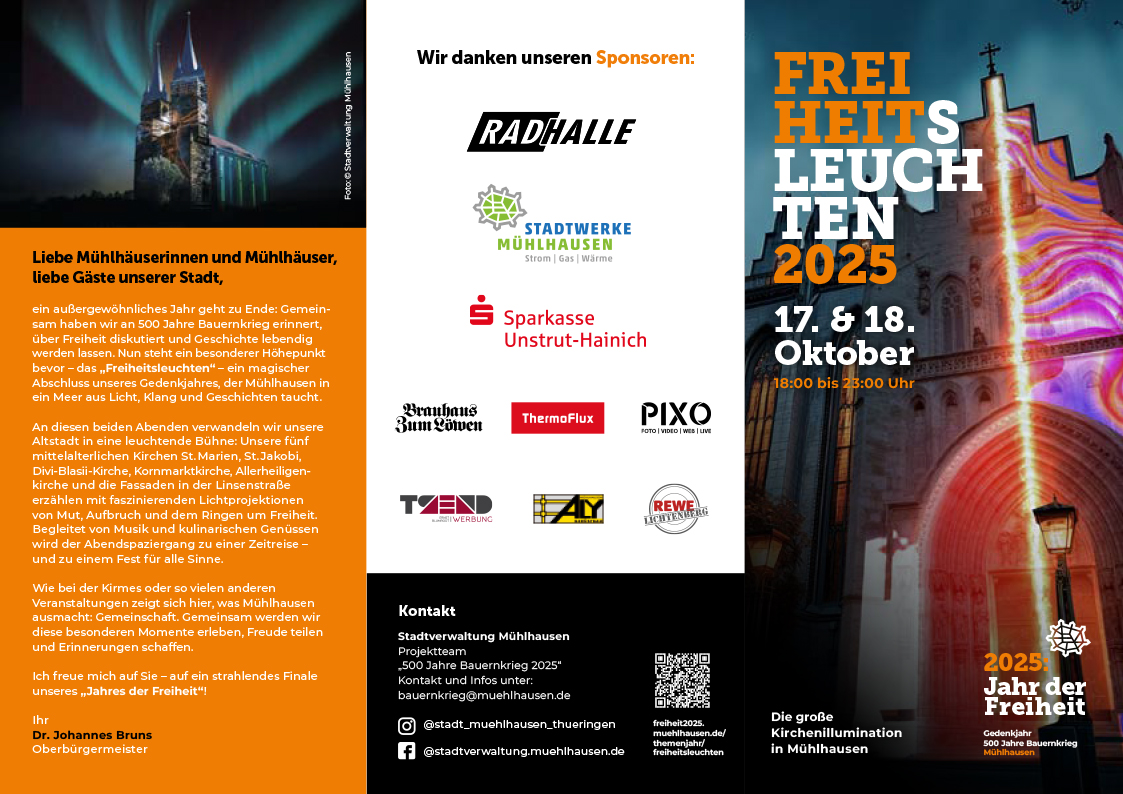 Programmflyer Freiheitsleuchten