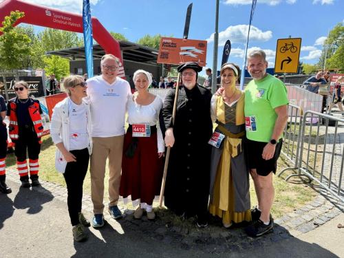 Ministerpräsident und Landrat beim Röblinglauf