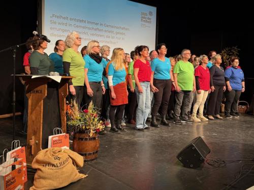 PopChor singt Medley Freiheit