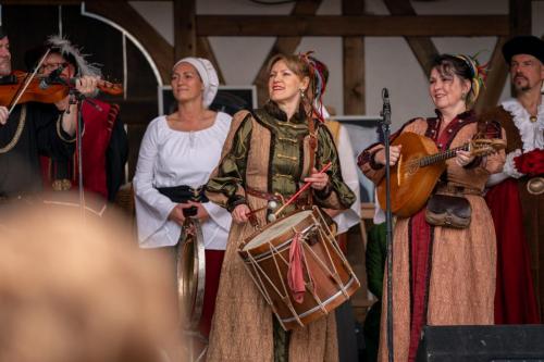 Mittelalterliche Musik durfte nicht fehlen