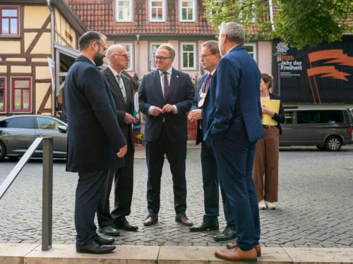 Die Rede zu Freiheit und Gemeinschaft beeindruckt Mühlhausen, 17.09.2025