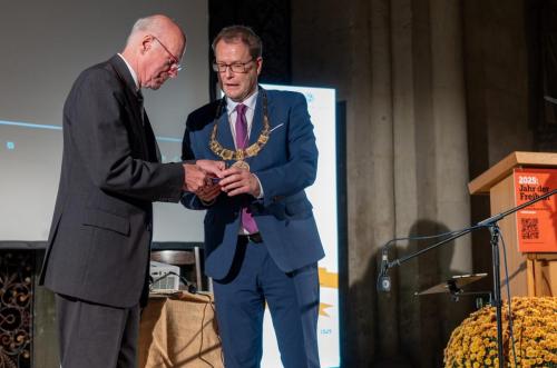 Die Rede zu Freiheit und Gemeinschaft beeindruckt Mühlhausen, 17.09.2025