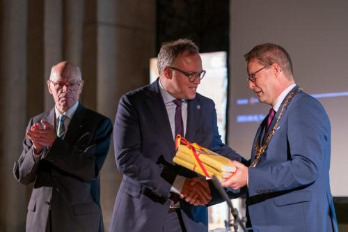 Die Rede zu Freiheit und Gemeinschaft beeindruckt Mühlhausen, 17.09.2025