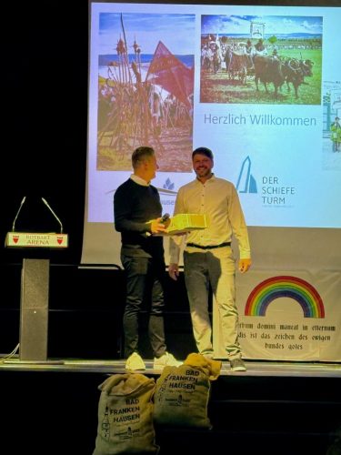 16.01.2026: Abschlussfeierlichkeit Denkjahr2025 in Bad Frankenhausen, Bürgermeister Matthias Strejc, Marcel Reinecke