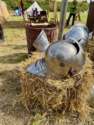 Historischer Helm, Bauernschlacht in Bad Frankenhausen 07.09.2025